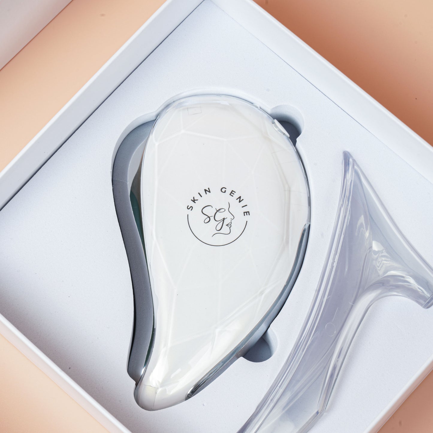 Electric Gua Sha Facial Tool - 7-in-1 Facial Device with Heat/Cold Functions, Vibrations, 3 Light Modes & Ergonomical Traditional Gua Sha Shape